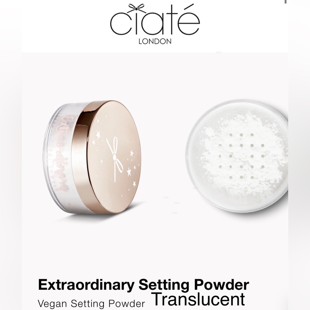 Ciaté London Extraordinary Setting Powder Translucent White-Long Lasting Makeup